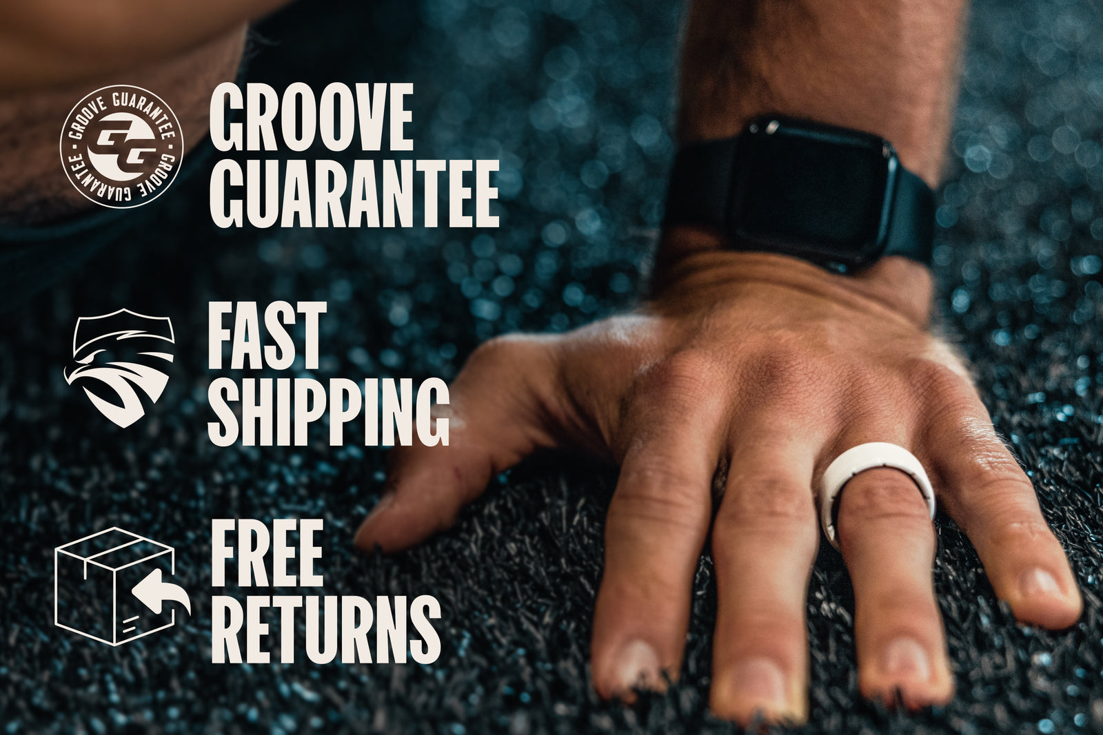 Zeus Cream White Thin Ring